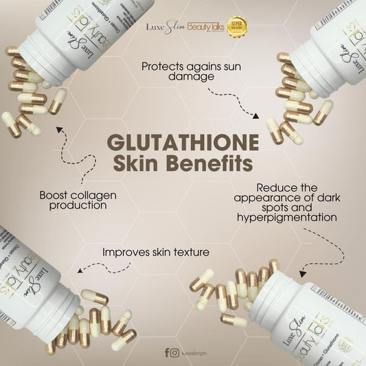 LUXE SLIM BEAUTY TALKS GLUTATHIONE CAPSULES