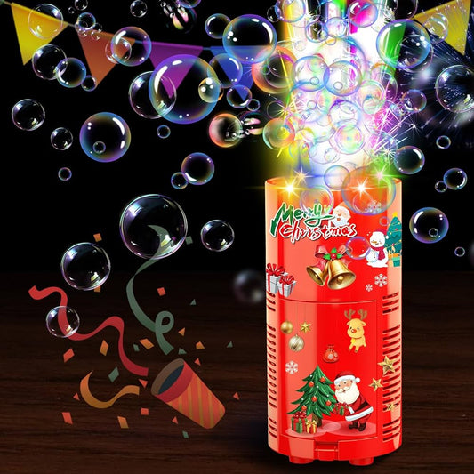Electric Fireworks Bubble Machine Toys with Lightning & Sound