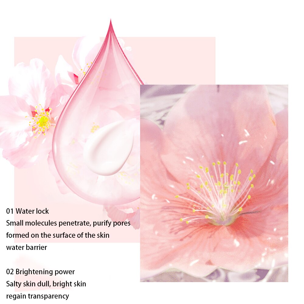 Sakura Amino Acid Whitening Body Lotion Body Skin Care emulsions Nourishes Skin Removal Pimple Hair Follicles Bodies Treatments