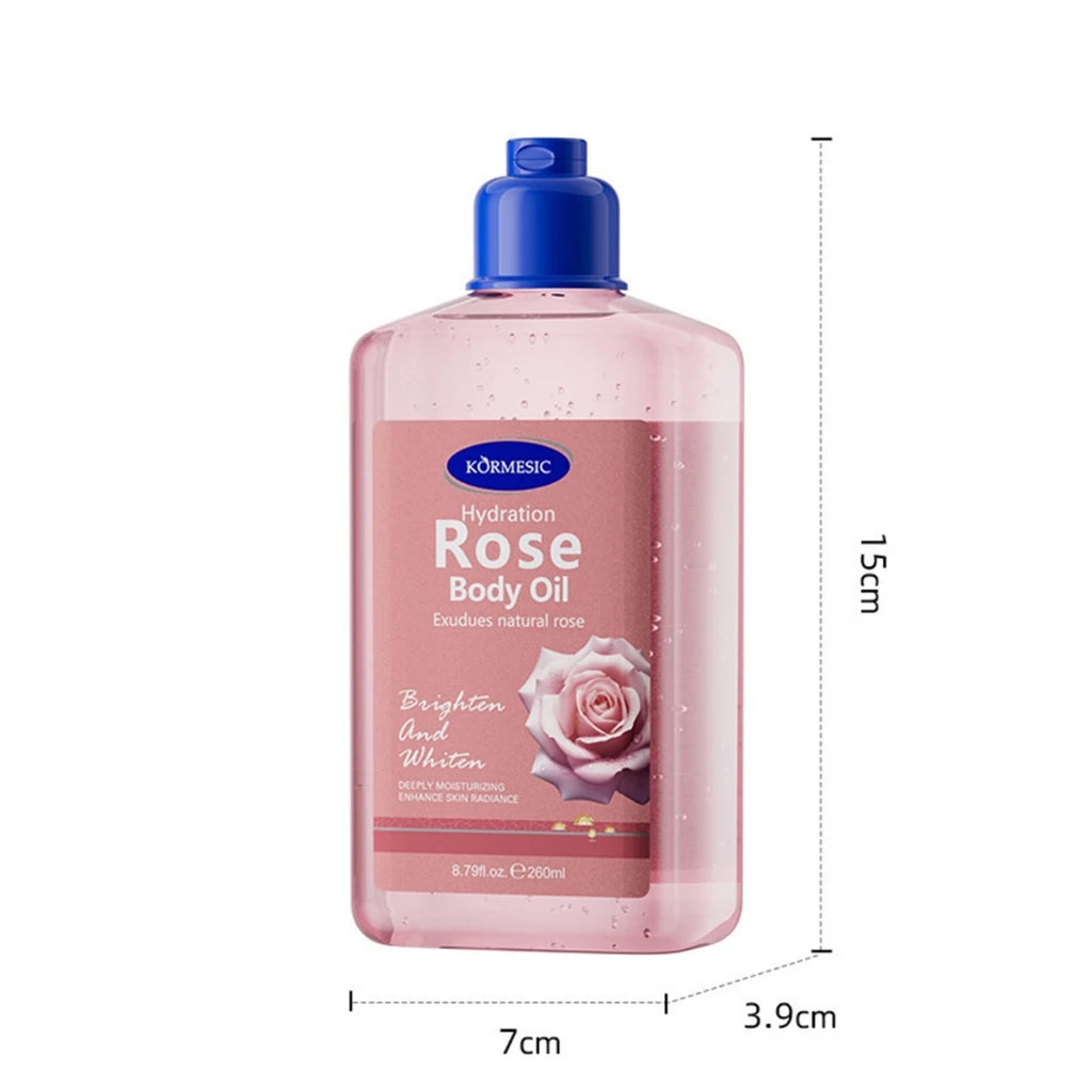 KORMESIC Body Oil Moisturizer Improves Skin Texture & Brightening Lightweight Non-Greasy 260ML