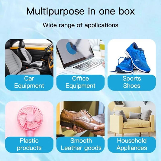 Multi-Purpose Shoe Cleaning Cream Water-Free Clean Quick Clean Wipe Powerful Decontamination