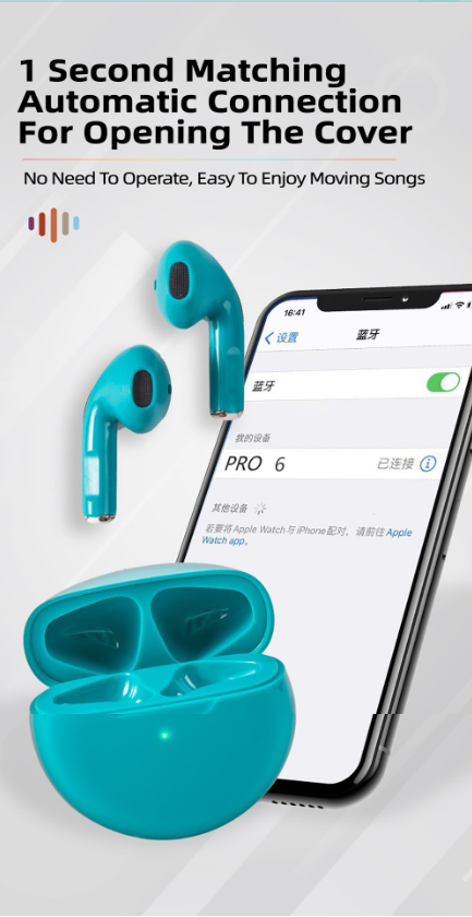 Air Pro Wireless Bluetooth Earphones Wtih Free Cartoon Case