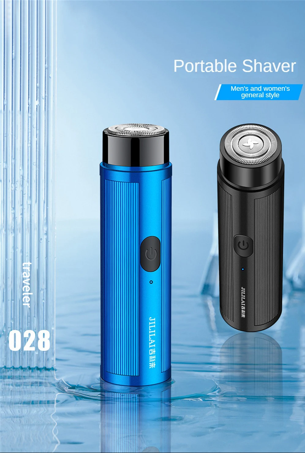 Authentic Electric Travel Shaver Painless Cordless Trimmer Rechargeable Shaver For Men