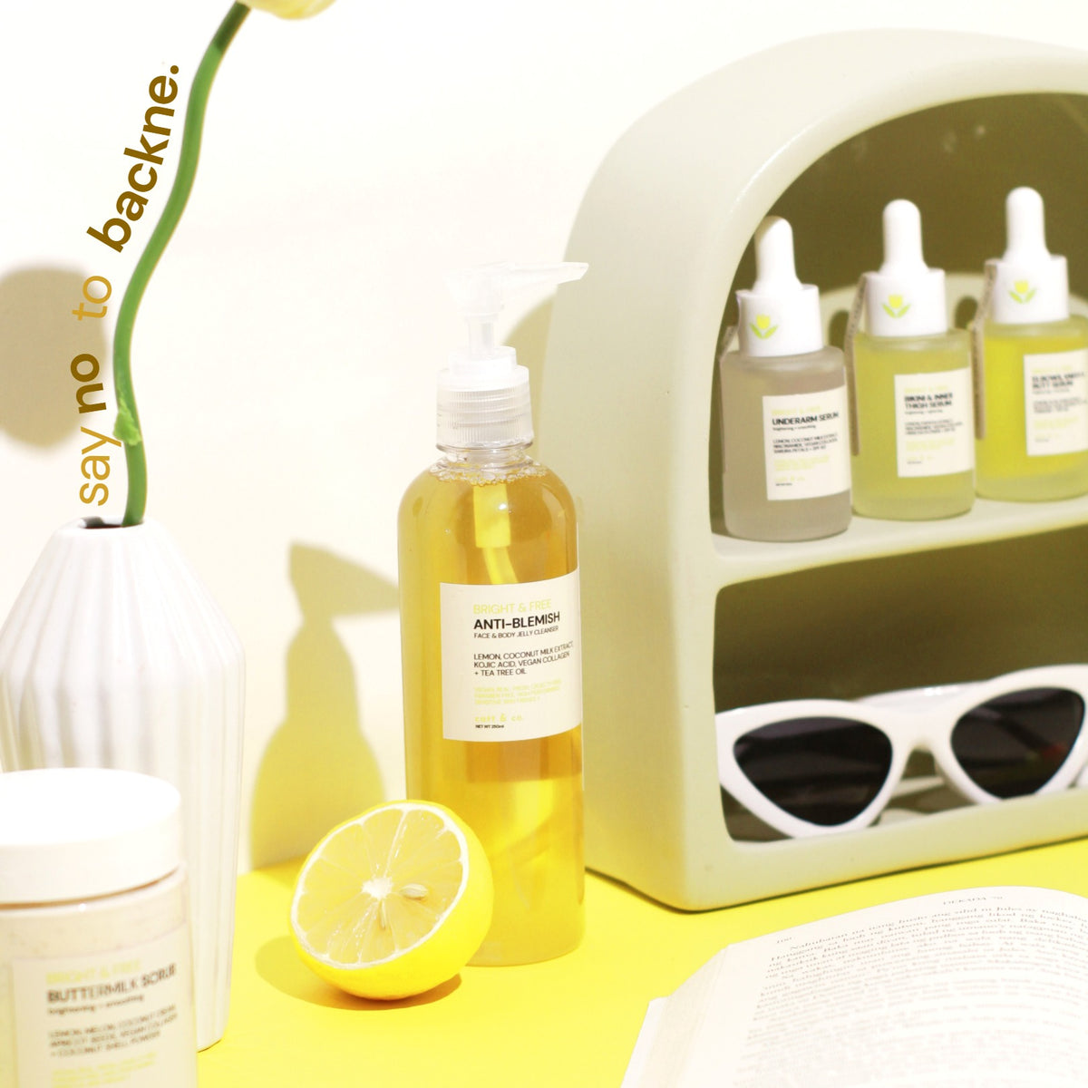 CATT & CO. ANTI BLEMISH FACE & BODY JELLY CLEANSER