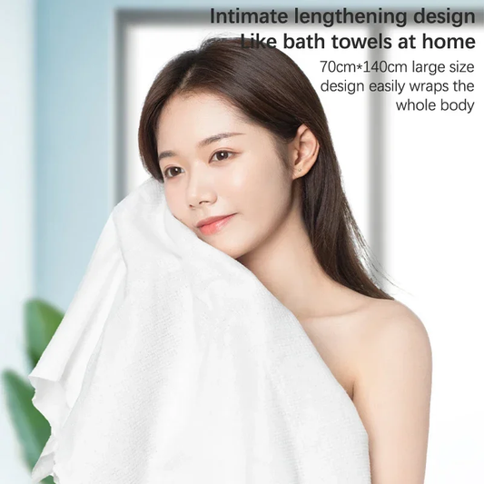 Compressed Bath Towel Skin-Friendly Disposable Thickened Large Bath Towels For Travel