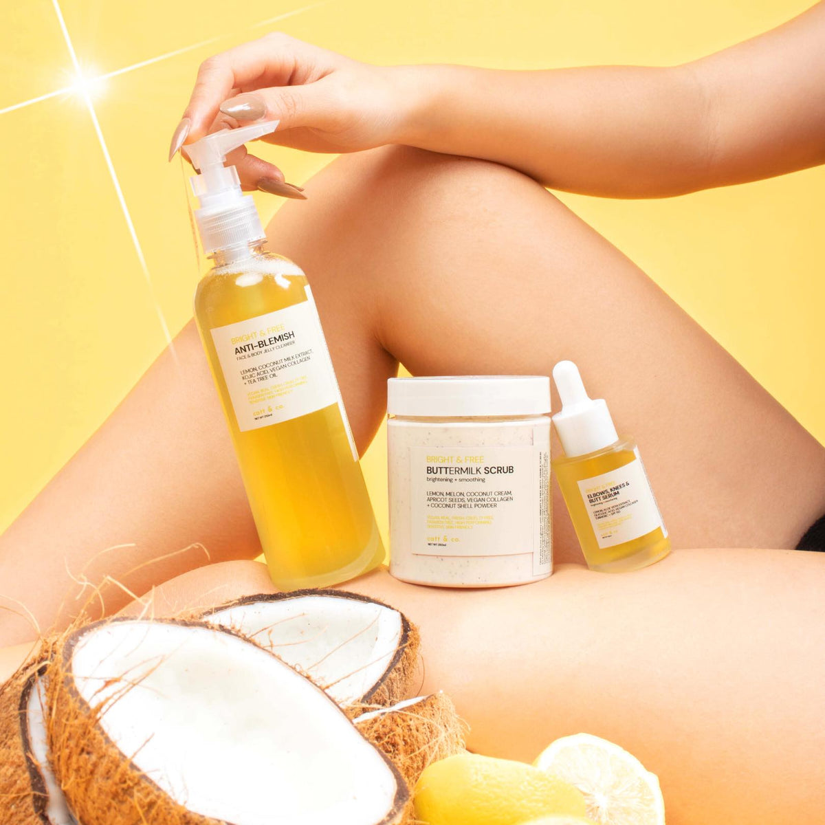 CATT & CO. ANTI BLEMISH FACE & BODY JELLY CLEANSER