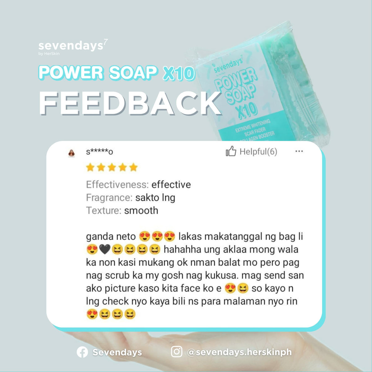 Her Skin Sevendays Power Soap x10