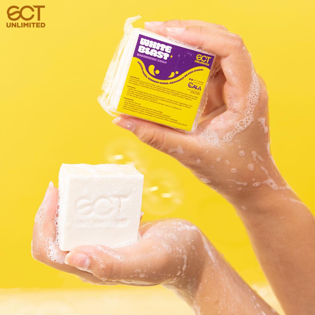 SCT UNLIMITED WHITE BLAST BLEACHING SOAP BAR 70G | SCTU WHITE BLAST