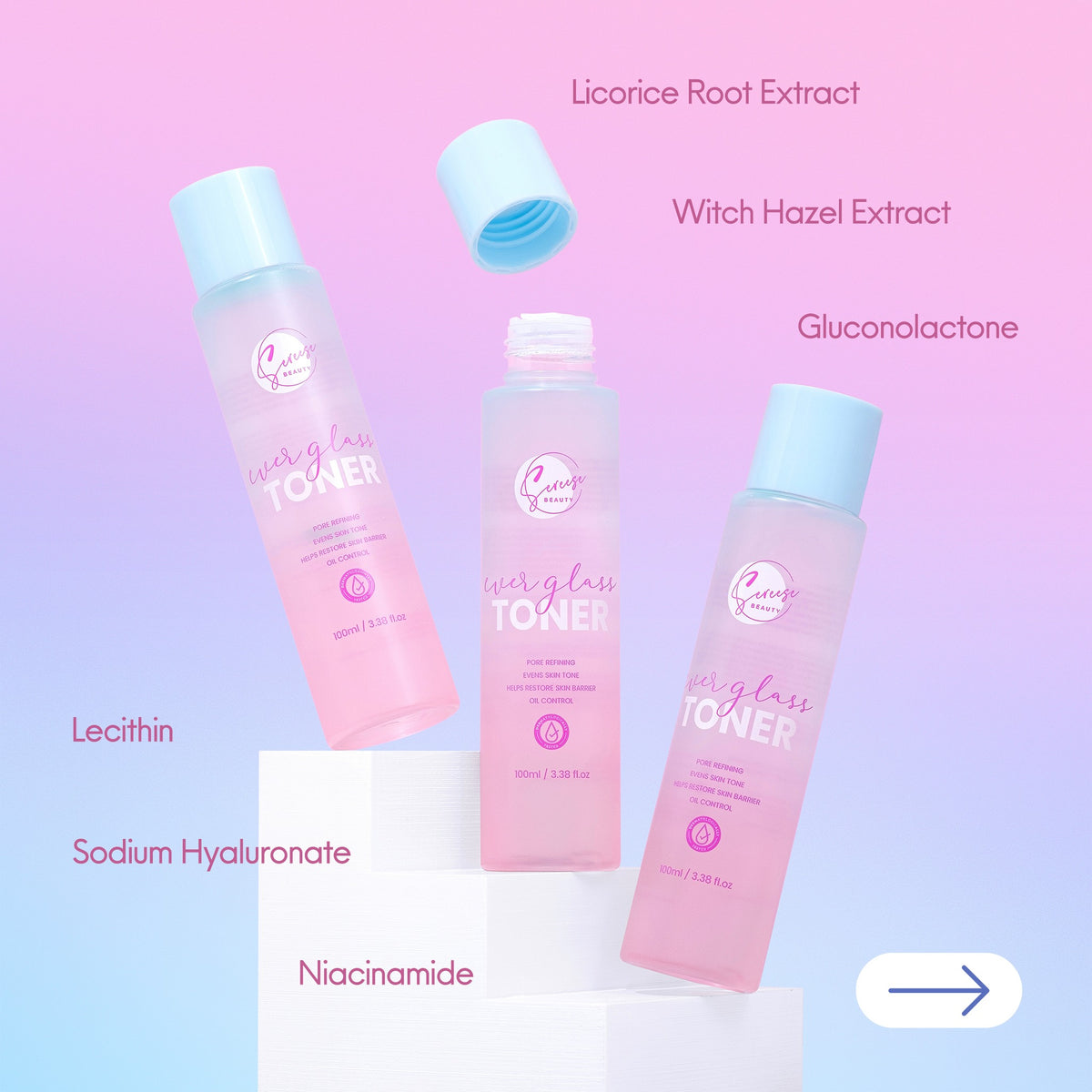 SEREESE BEAUTY EVER GLASS TONER 100ML