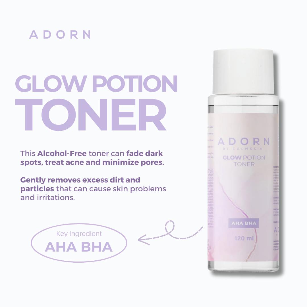 ADORN GLOW POTION TONER | GLOW POTION SERUM BY CALMSKIN