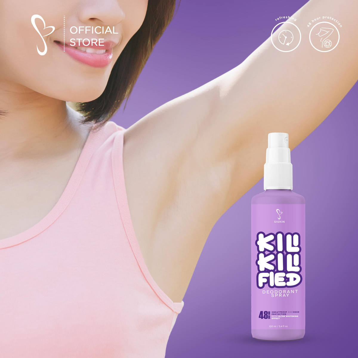 KILI-KILI FIED Deodorant Spray By Sachzna