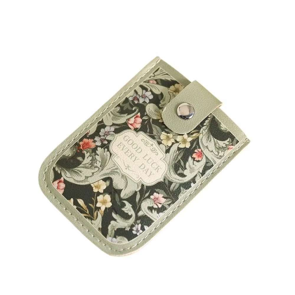 Ultra-Thin Compact Pull-Out ID Card Holder with Multi-Card Slots Large-Capacity Creative Business Card Storage