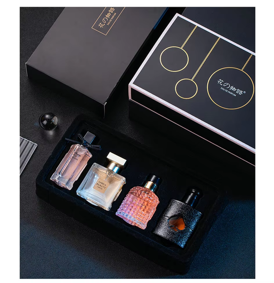Original Women's Perfume 105ML Gift Box Four-Piece Set Fresh and Lasting Fragrance Eau De Parfum