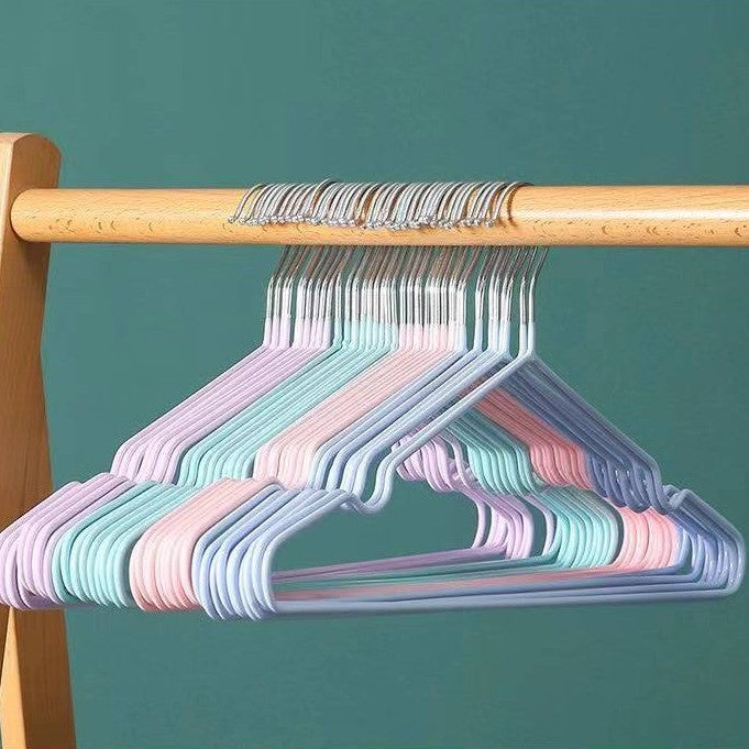 Trending Item! Premium Colorful Stainless Steel Korean Style Non Slip Wire Hangers