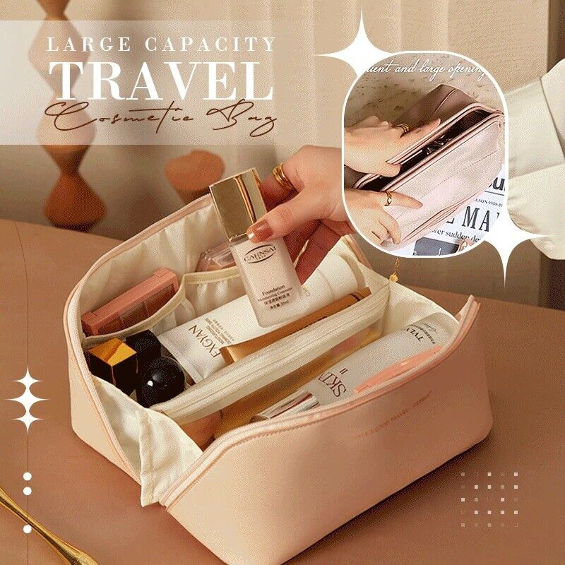 Luxury Cosmetic Travel Bag Pouch Makeup Organizer