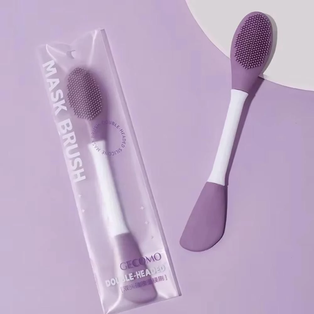 Facial Brushes Exfoliating Double Head Facial Clean Brush Silicone Skin Care Tools