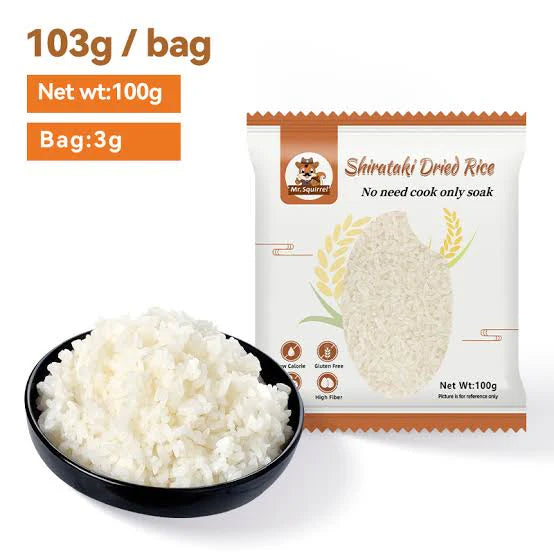 Mr. Squirrel® Dried Shirataki Rice - Large Pack
