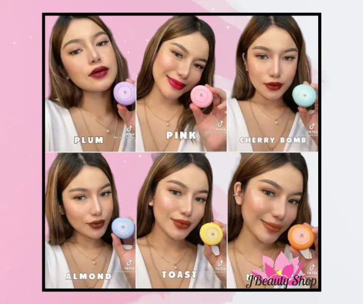 M.Q Cosmetics Macaroon Lip Therapy Long Lasting with SPATULA