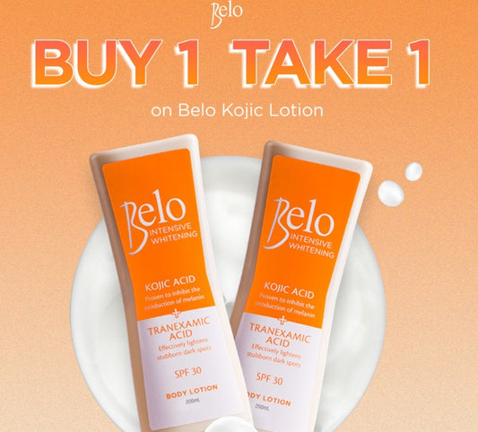BELO INTENSIVE WHITENING BODY LOTION 200ML + FREE 100ML BUY 1 TAKE 1