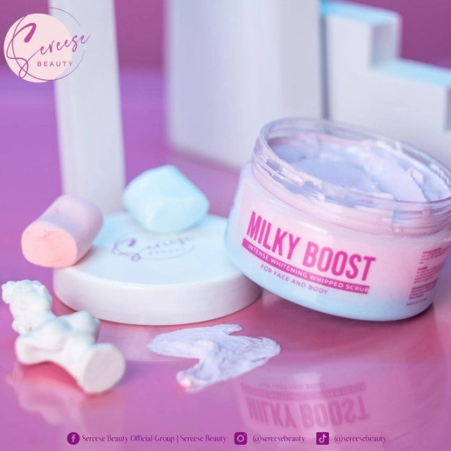 SEREESE BEAUTY MILKY BOOST INTENSE WHITENING WHIPPED SCRUB 250G