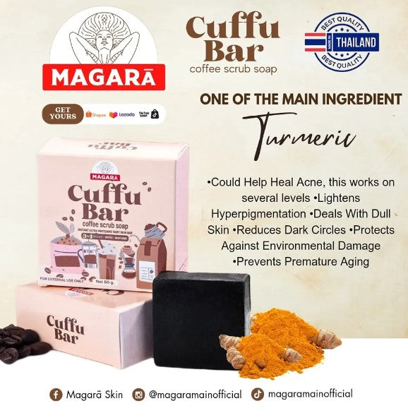 MAGARA SKIN CUFFU BAR 3IN1 SCRUB SOAP