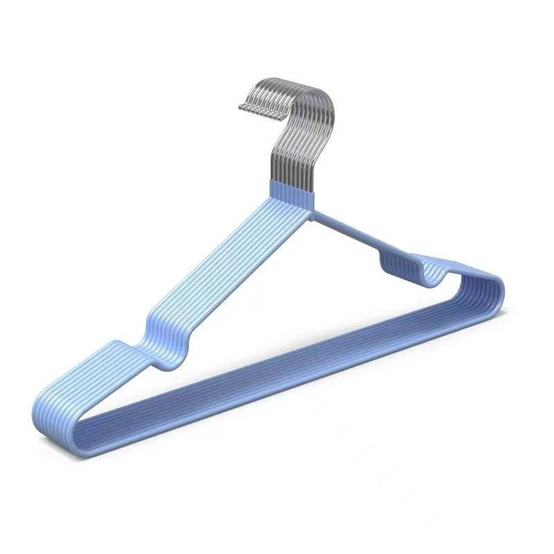 Trending Item! Premium Colorful Stainless Steel Korean Style Non Slip Wire Hangers