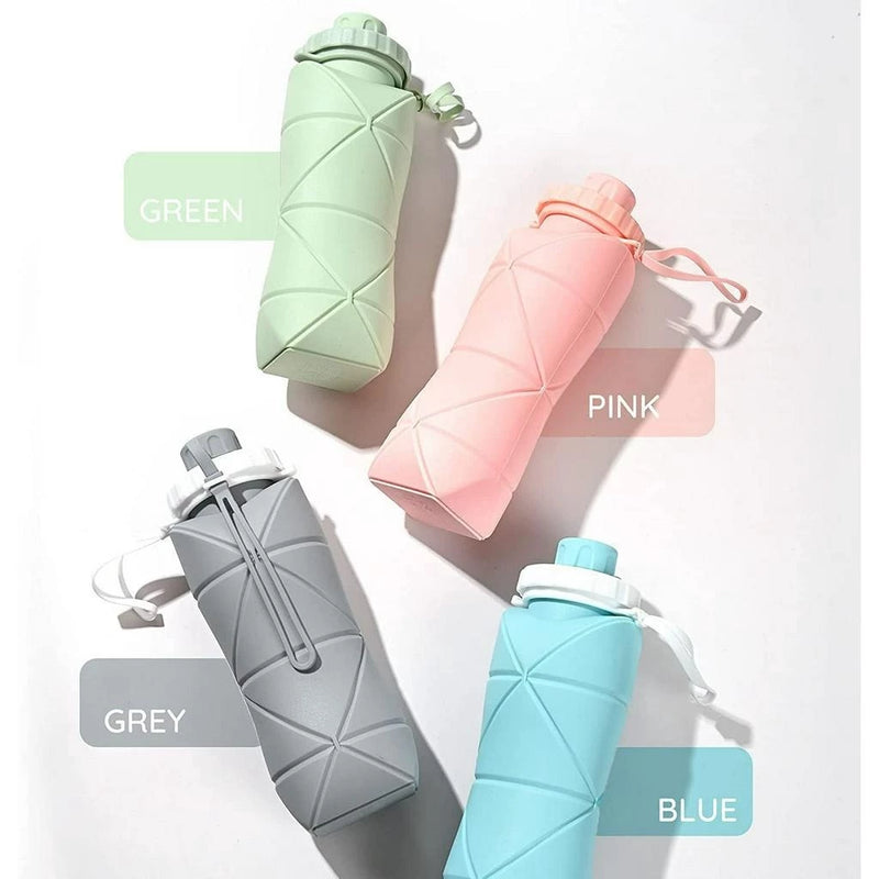 Collapsible Folding Water Bottles Foldable Tumbler For Sports Tumbler Leak Proof Bottle