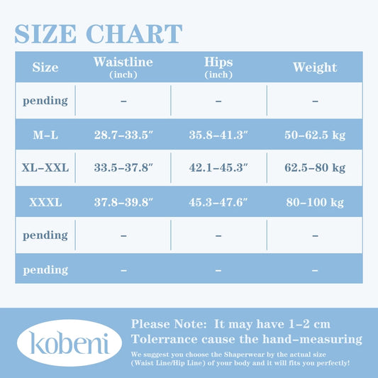 Kobeni Body Shaper Waist Slimming Panties High-Waist Butt Lifting Tummy Control Shapewear For Women