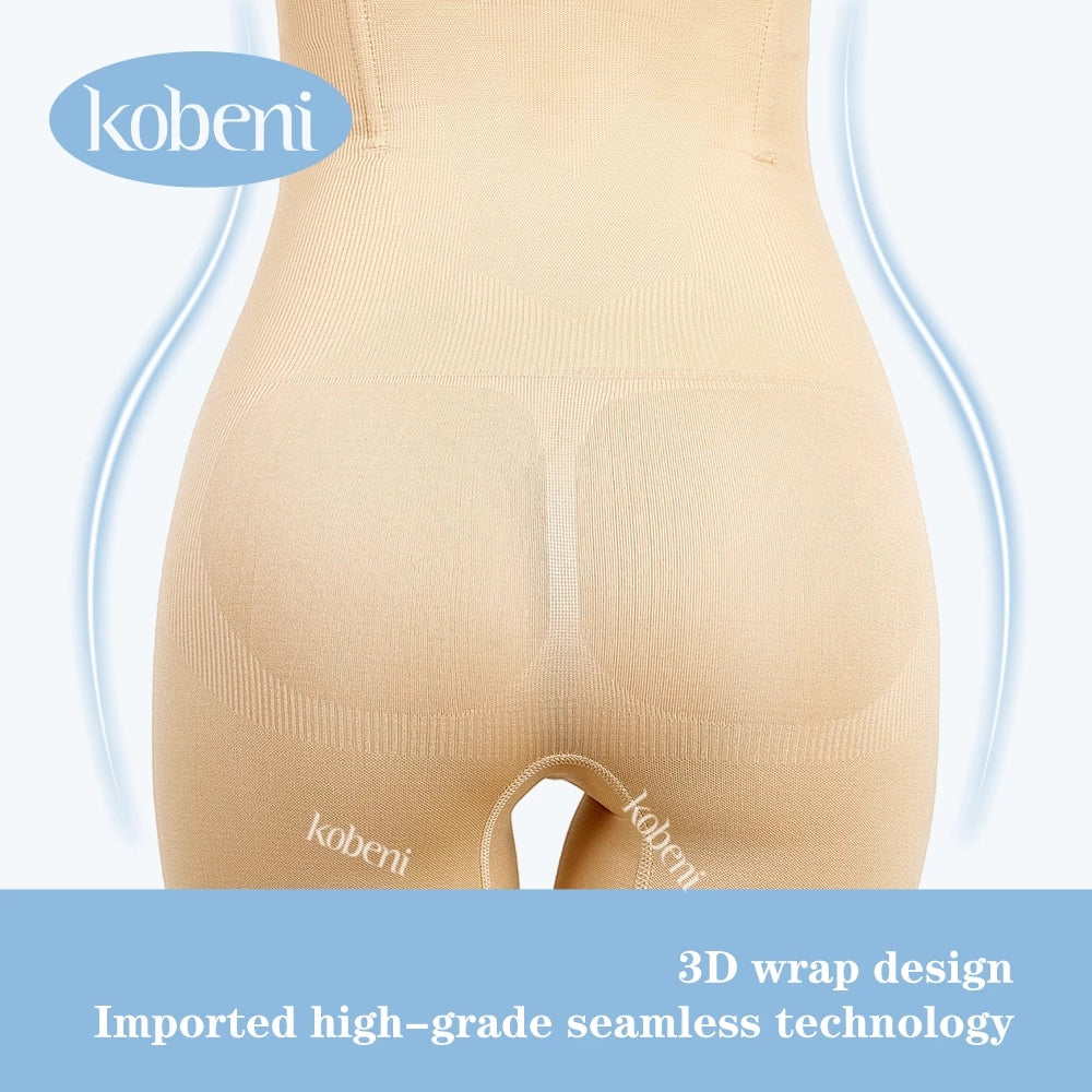 Kobeni Body Shaper Waist Slimming Panties High-Waist Butt Lifting Tummy Control Shapewear For Women
