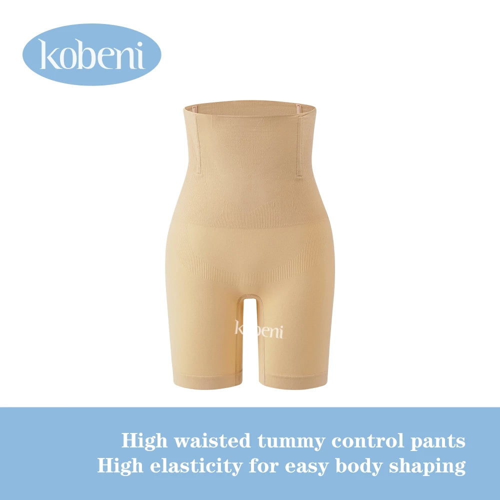 Kobeni Body Shaper Waist Slimming Panties High-Waist Butt Lifting Tummy Control Shapewear For Women