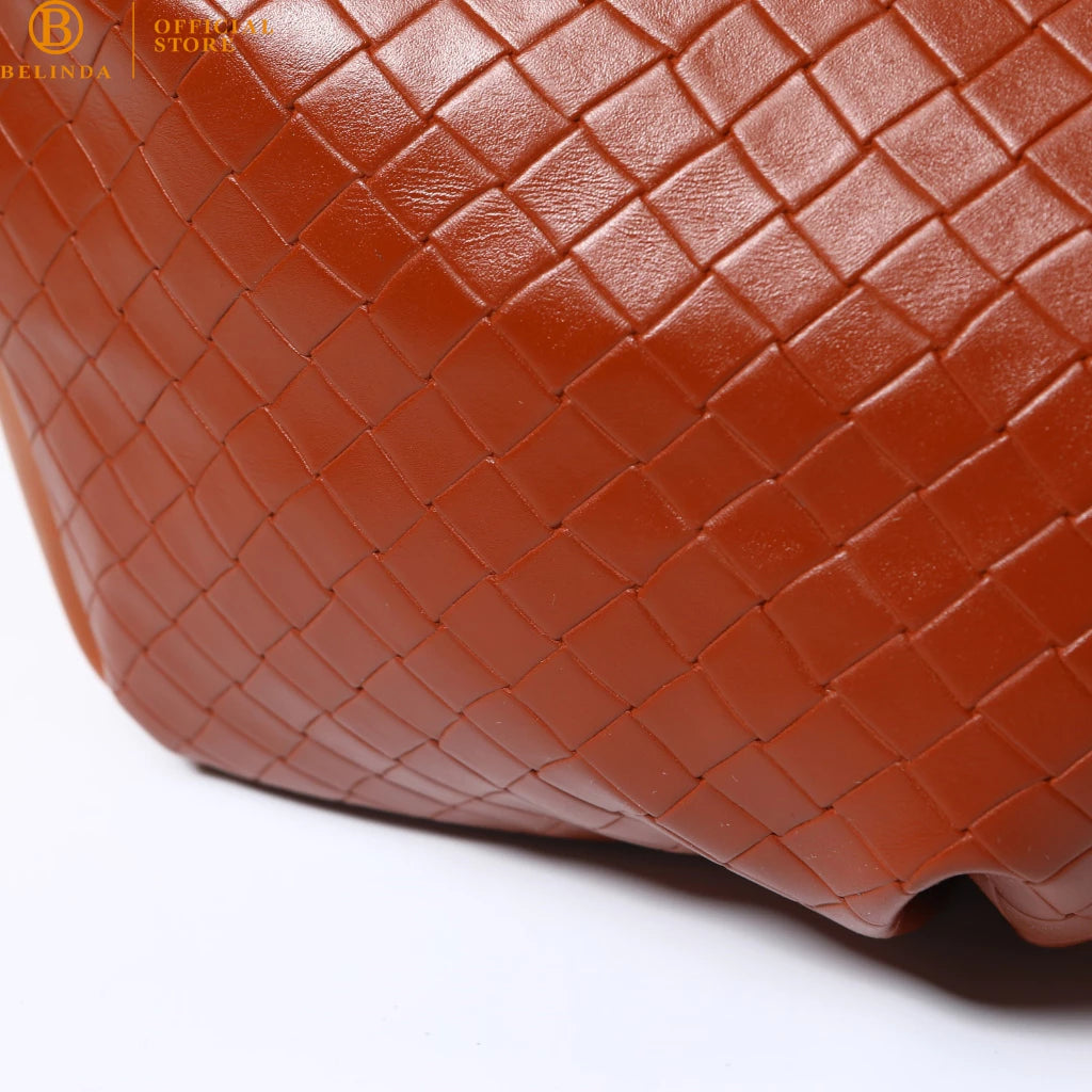 BELINDA Totebag For Woman Large Capacity PU Leather High-End Fashion School OL Shoulder Bag CP147