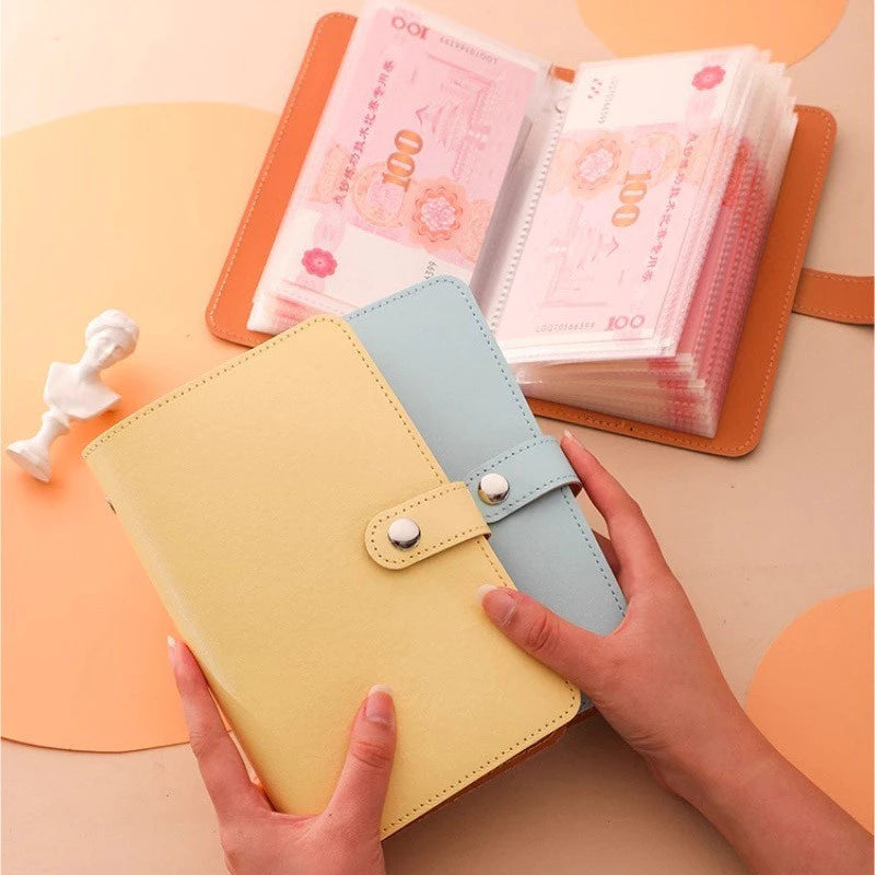 100 Days Envelope Challenge Budget Binder Money Savings Notebook Cash Storage Book Money