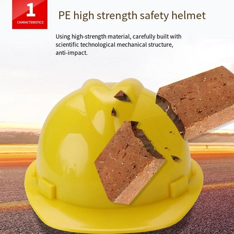 Heavy Duty Safety Construction Helmet Hard Hat Emergency Hardhat Head Gear Personal Head Protective