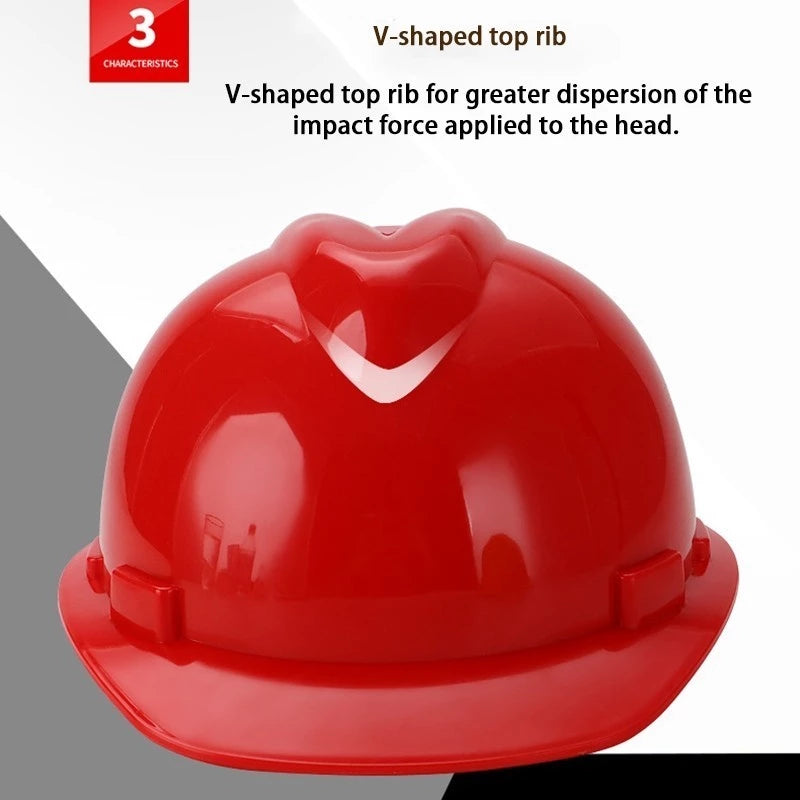 Heavy Duty Safety Construction Helmet Hard Hat Emergency Hardhat Head Gear Personal Head Protective