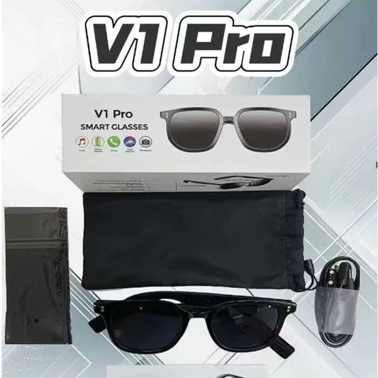 V1 Pro Smart Glasses Wireless Bluetooth Sunglasses Remote Control Photography Music Voice Assis