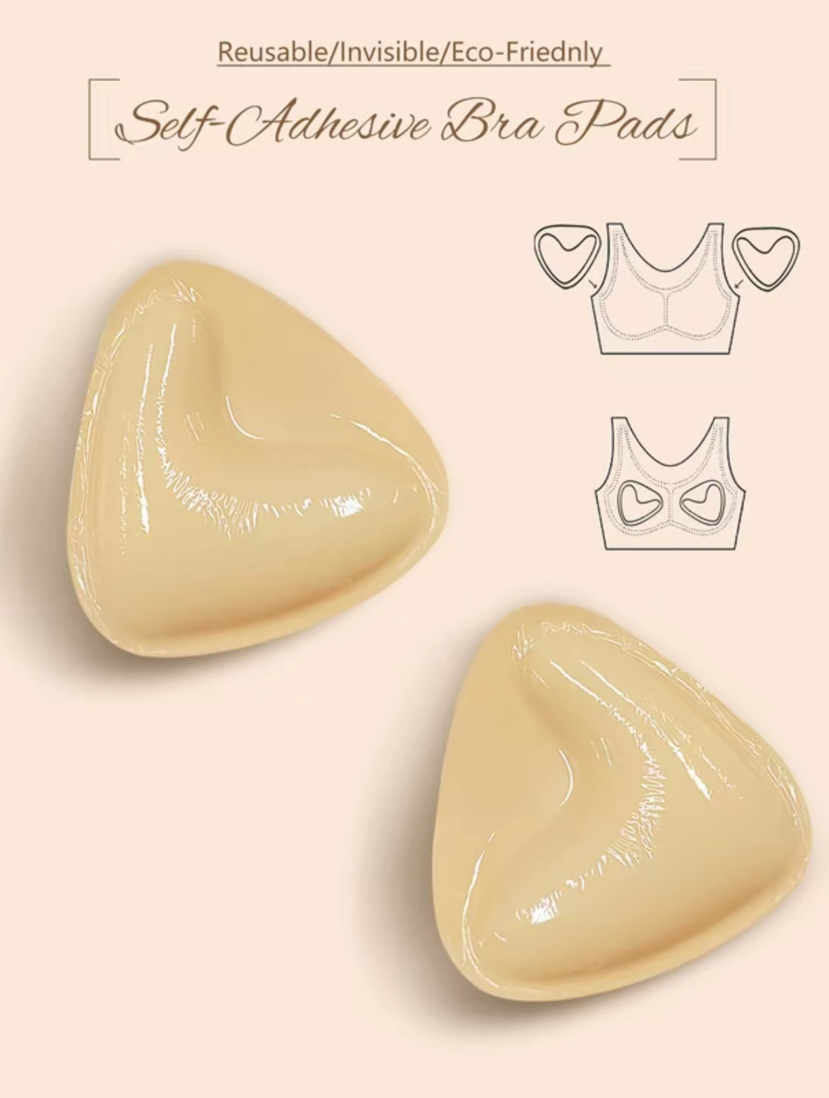 Instant Volume Sticky Bra Inserts To Enhance Shape